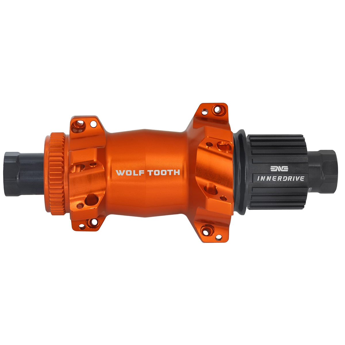 Orange / Micro Spline / 100t Road / Gravel Rear Hub - Straight Pull Centerlock