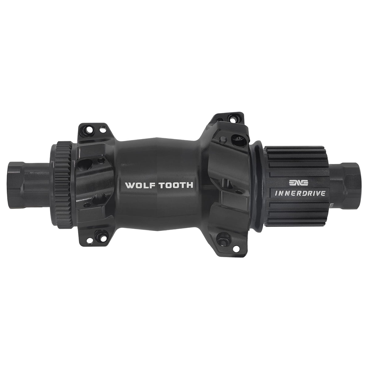 Black / Micro Spline / 40t Road / Gravel Rear Hub - Straight Pull Centerlock
