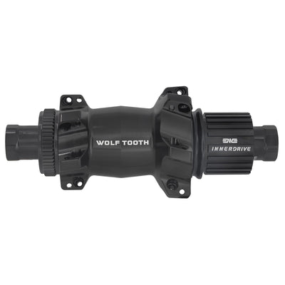 Black / Micro Spline / 60t Road / Gravel Rear Hub - Straight Pull Centerlock