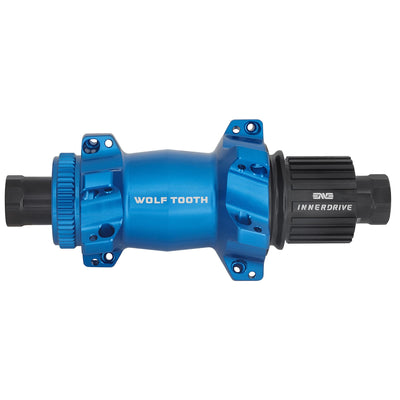 Blue / Micro Spline / 60t Road / Gravel Rear Hub - Straight Pull Centerlock