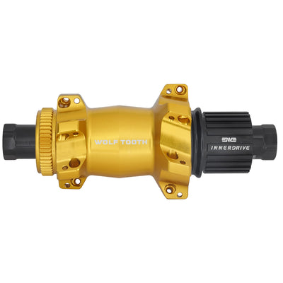 Gold / Micro Spline / 60t Road / Gravel Rear Hub - Straight Pull Centerlock