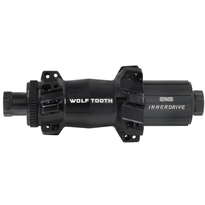 Black / HG / 60t Mountain Rear Hub - Straight Pull Centerlock Boost