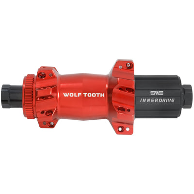 Red / HG / 60t Mountain Rear Hub - Straight Pull Centerlock Boost
