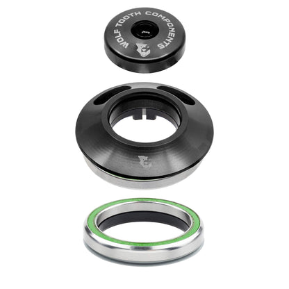 IS52 Upper & Lower Set / Black Wolf Tooth Premium IS52 Aero Headset for Semi-Internal Routing