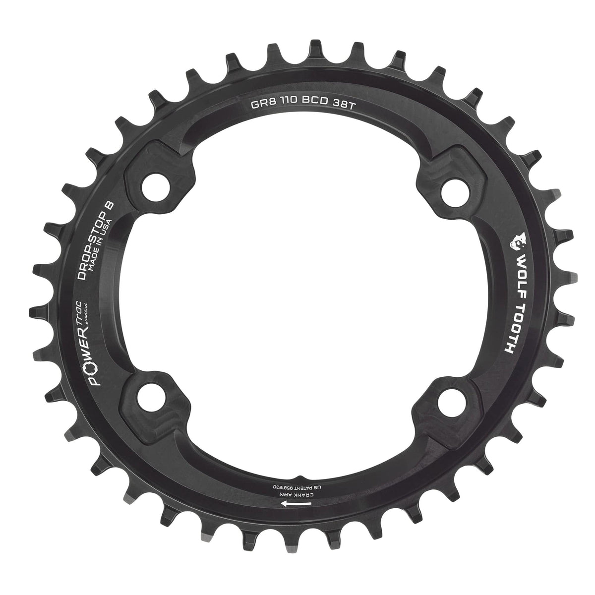 Oval 110 BCD Asymmetric 4 Bolt Chainrings Shimano GRX Cranks
