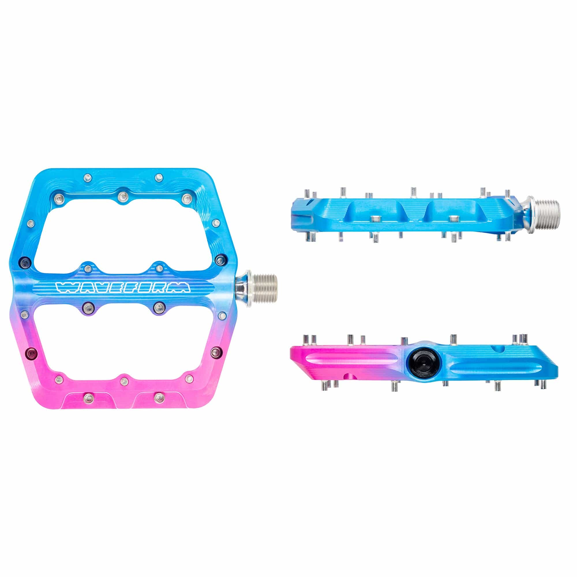 Large / Cotton Candy Limited Edition Waveform Aluminum Pedals - Cotton Candy