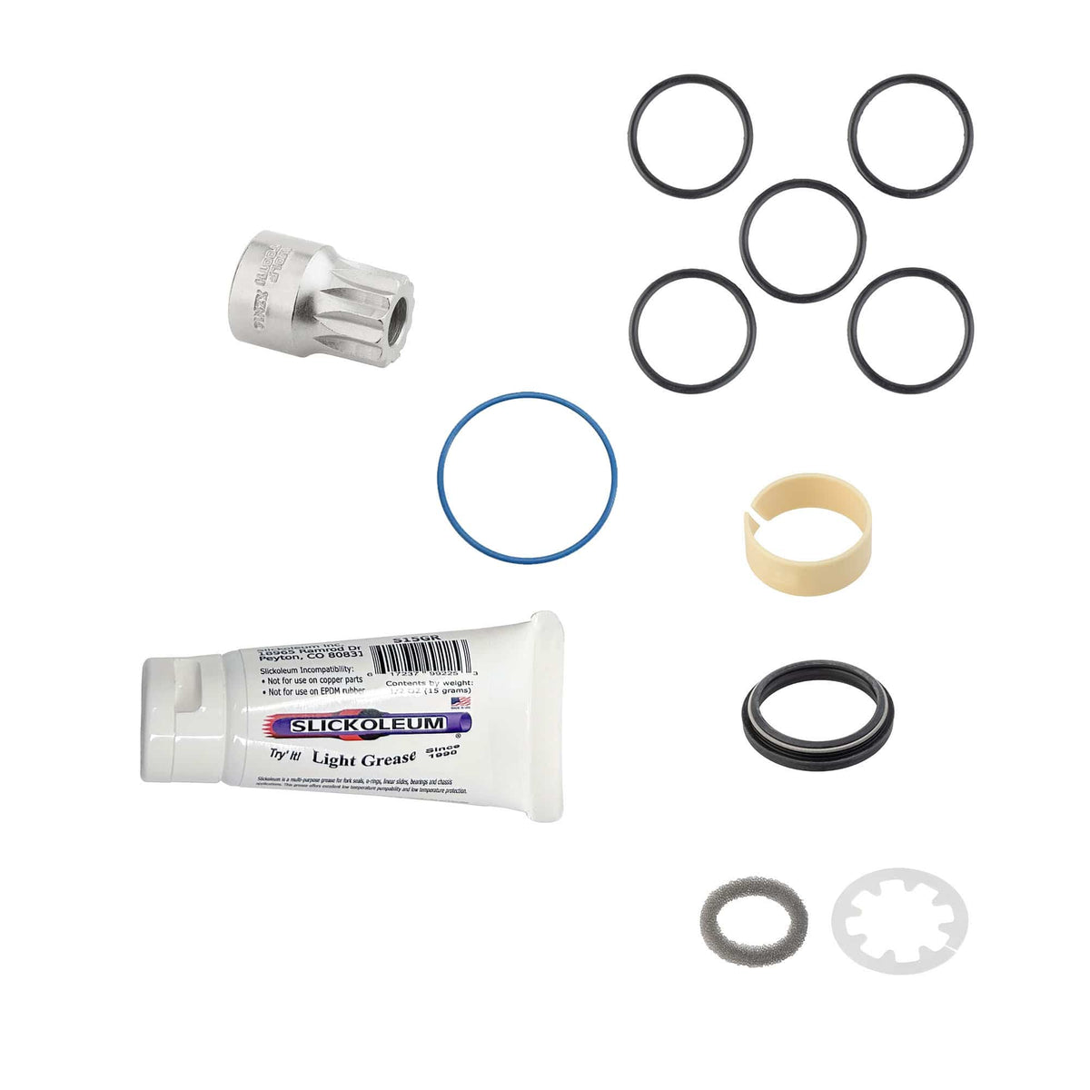 100 Hour Service Kit rev2 30.9 / 31.6 Resolve Dropper Post Replacement Parts