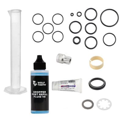 Single Full Service Kit rev2 30.9 / 31.6 Resolve Dropper Post Replacement Parts