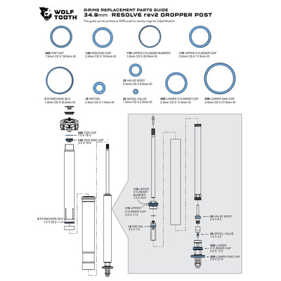 Resolve Dropper Post Replacement Parts