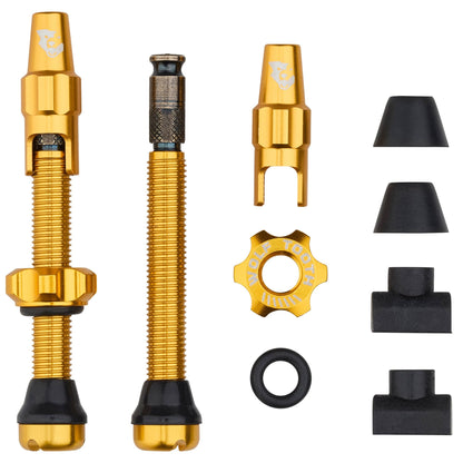 44mm / Gold Tubeless Valve Stem Kit for Clik Valve