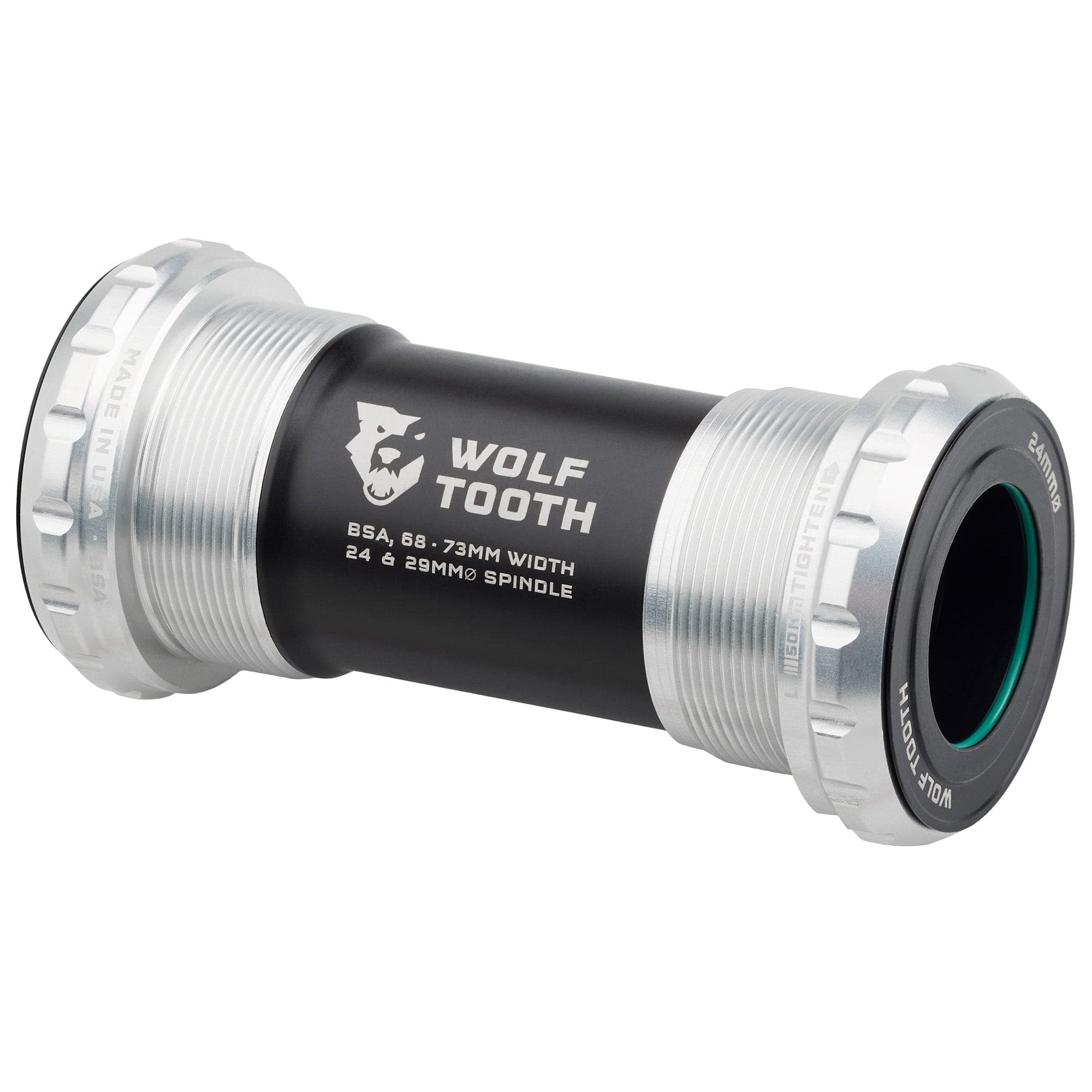 24mm / Raw Silver BSA Bottom Bracket