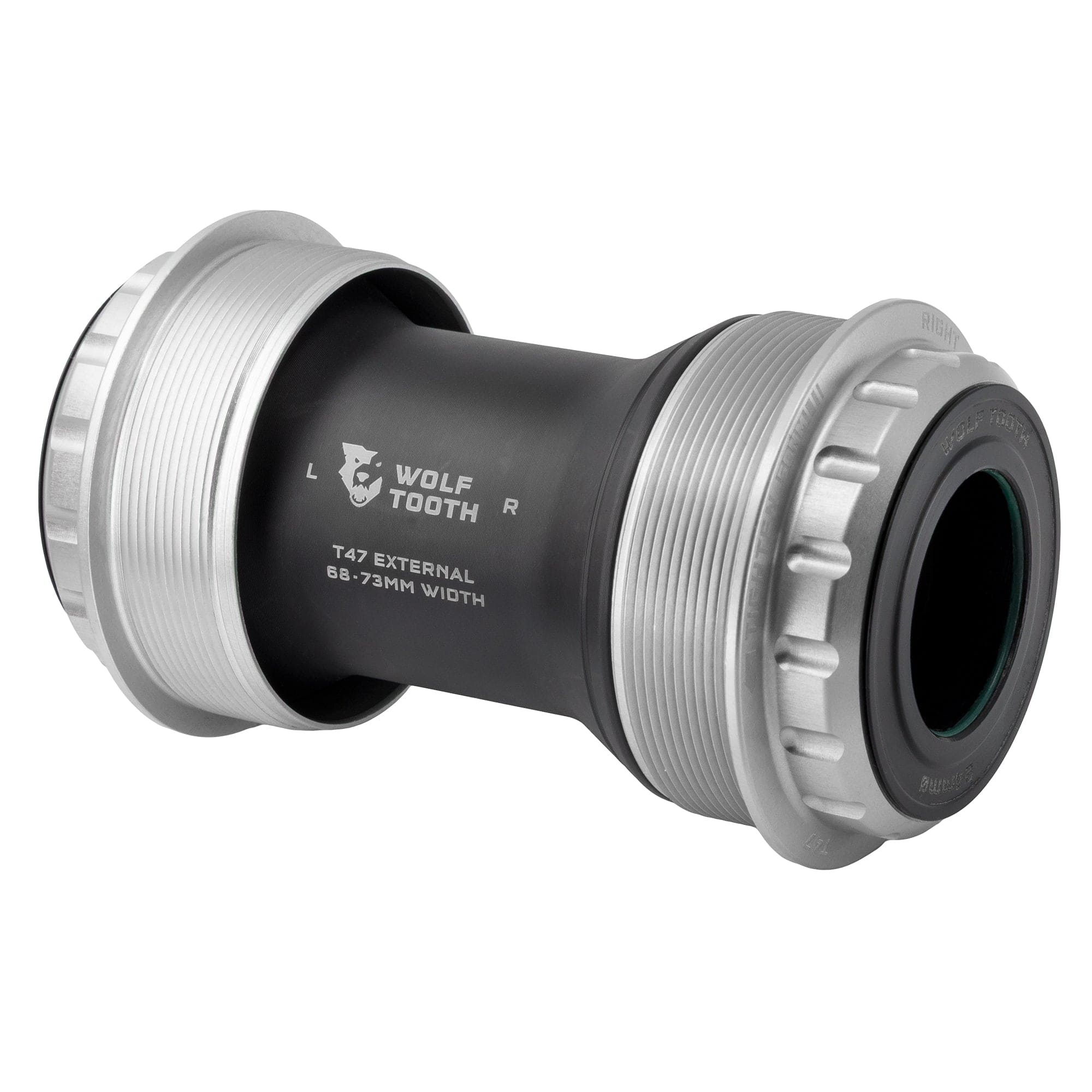 24mm / Raw Silver T47 External Bottom Bracket