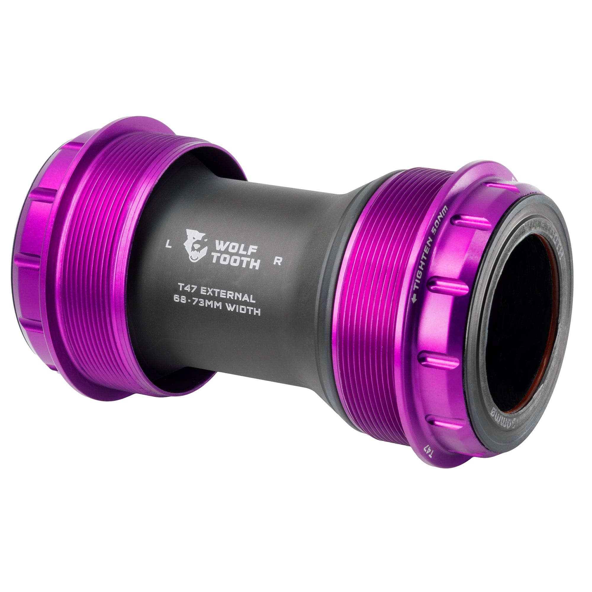 30mm / Ultraviolet Purple T47 External Bottom Bracket