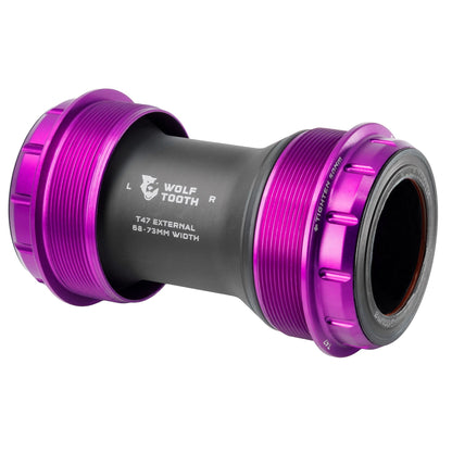 30mm / Ultraviolet Purple T47 External Bottom Bracket