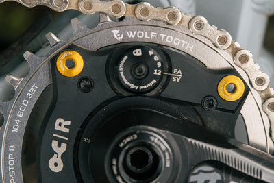 104 BCD Chainrings - Raw Silver