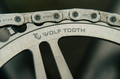 Direct Mount Chainrings for SRAM 8-Bolt Gravel / Road Cranks - Raw Silver