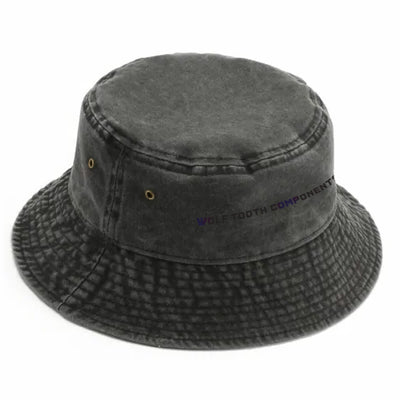 One Size / Black Wolf Tooth Bucket Hat