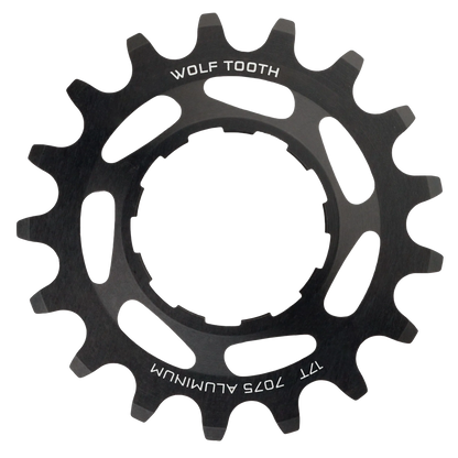 Black / 17T Aluminum Single Speed Cog