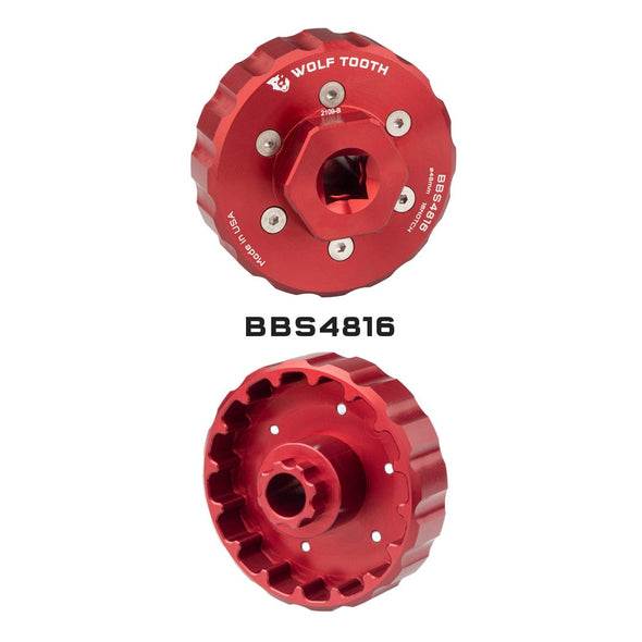 Red / BBS4816 –  16 notch 48mm Bottom Bracket Tools