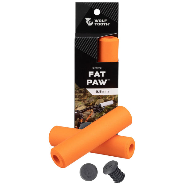 Fat Grips Wolf Tooth Components Fat Paw Slip-On Grips (Black
