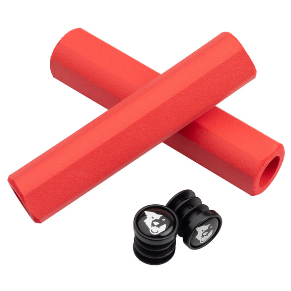 Wolf Tooth has full line of silicone grips and bar tape with different thicknesses and shapes