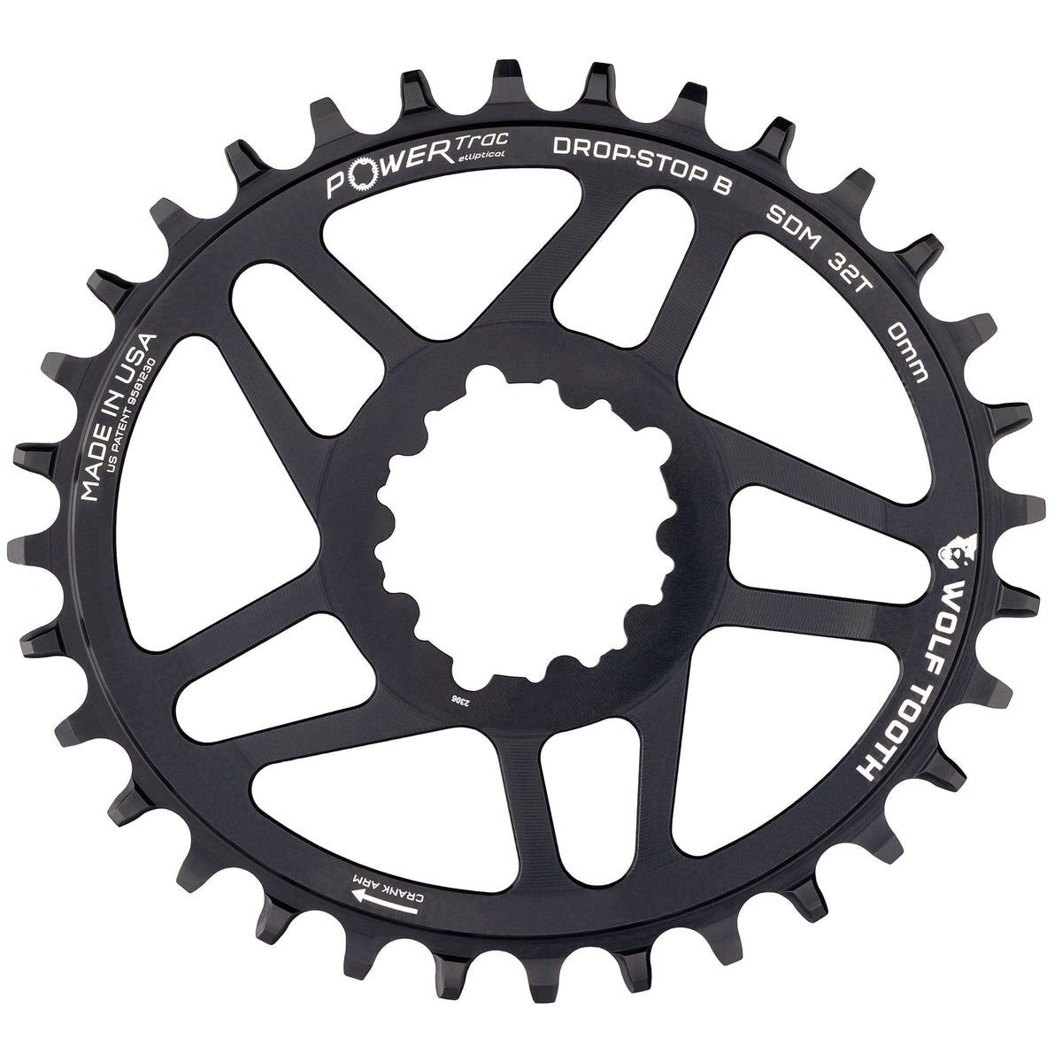 Oval Direct Mount Chainrings for SRAM 3-Bolt Mountain Cranks