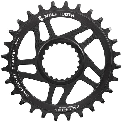 Drop-Stop ST / 28T / 0mm Offset Direct Mount Chainrings for Shimano Cranks