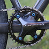 Wolf Tooth 110BCD 38t 4-bolt chainring for Shimano installed
