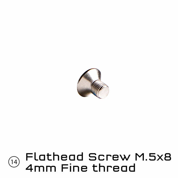 Replacement Parts / 14. Flathead Screw M.5x8 4mm Fine Thread ShiftMount Replacement Parts