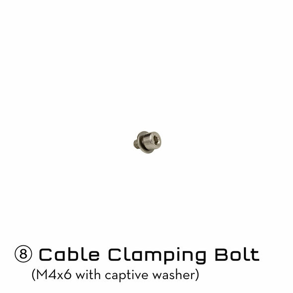 Replacement Parts / 8. ReMote Cable Clamping Bolt M4x6mm with Captive Washer ReMote Replacement Parts