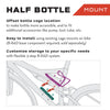 Wolf Tooth Half Bottle mount use and installation instructions