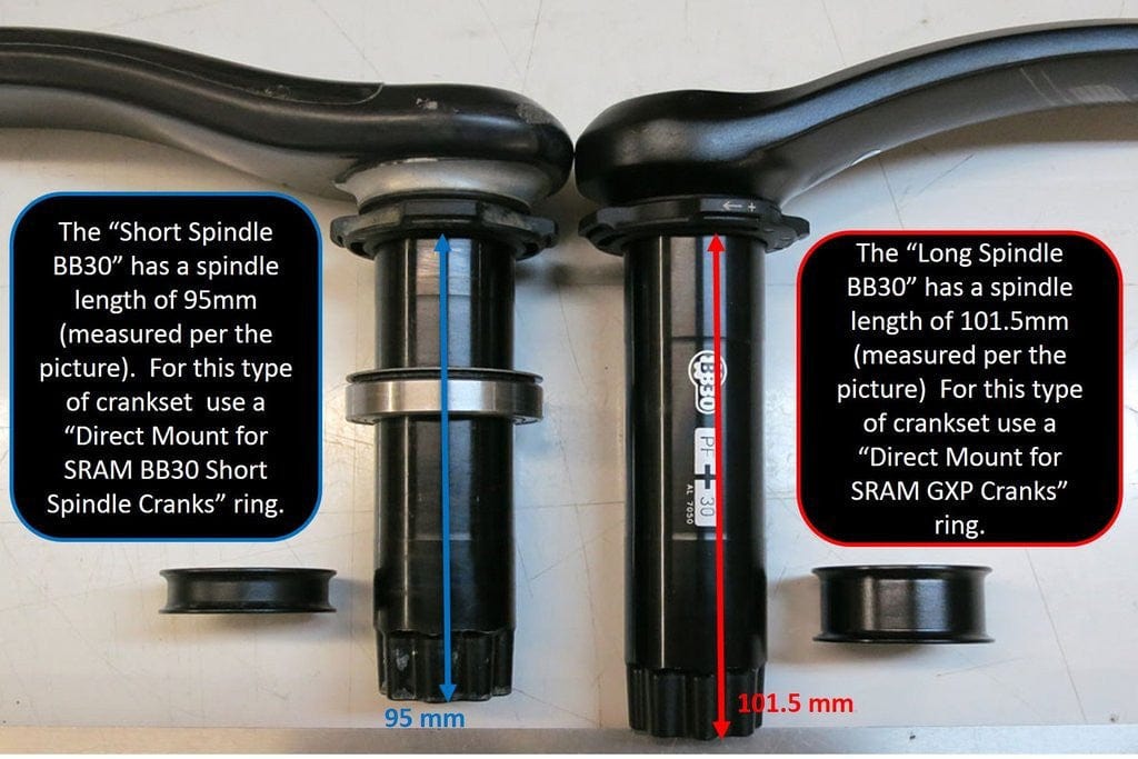 Direct Mount Chainrings for SRAM Cranks