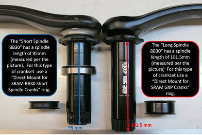 Direct Mount Chainrings for SRAM Cranks