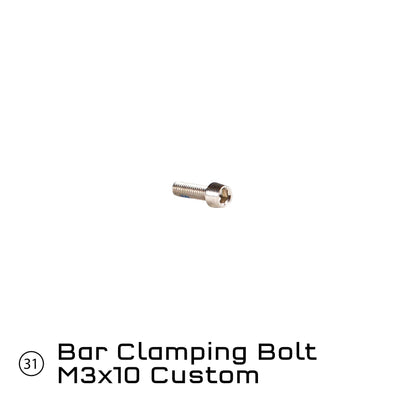 Replacement Parts / 31. Bar Clamping Bolt M3x10 custom BarCentric ReMote Replacement Parts