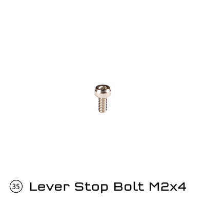 Replacement Parts / 35. Lever Stop Bolt M2x4 BarCentric ReMote Replacement Parts