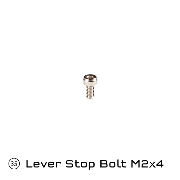 Replacement Parts / 35. Lever Stop Bolt M2x4 BarCentric ReMote Replacement Parts