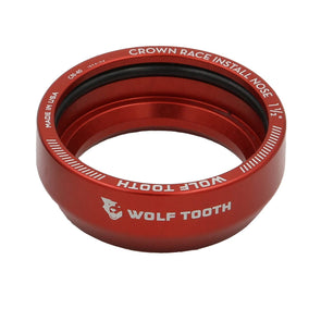 Red / 1 1/2" (40mm) Crown Race Installation Adapter