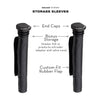 Encase tool storage system for handlebars, storage sleeves