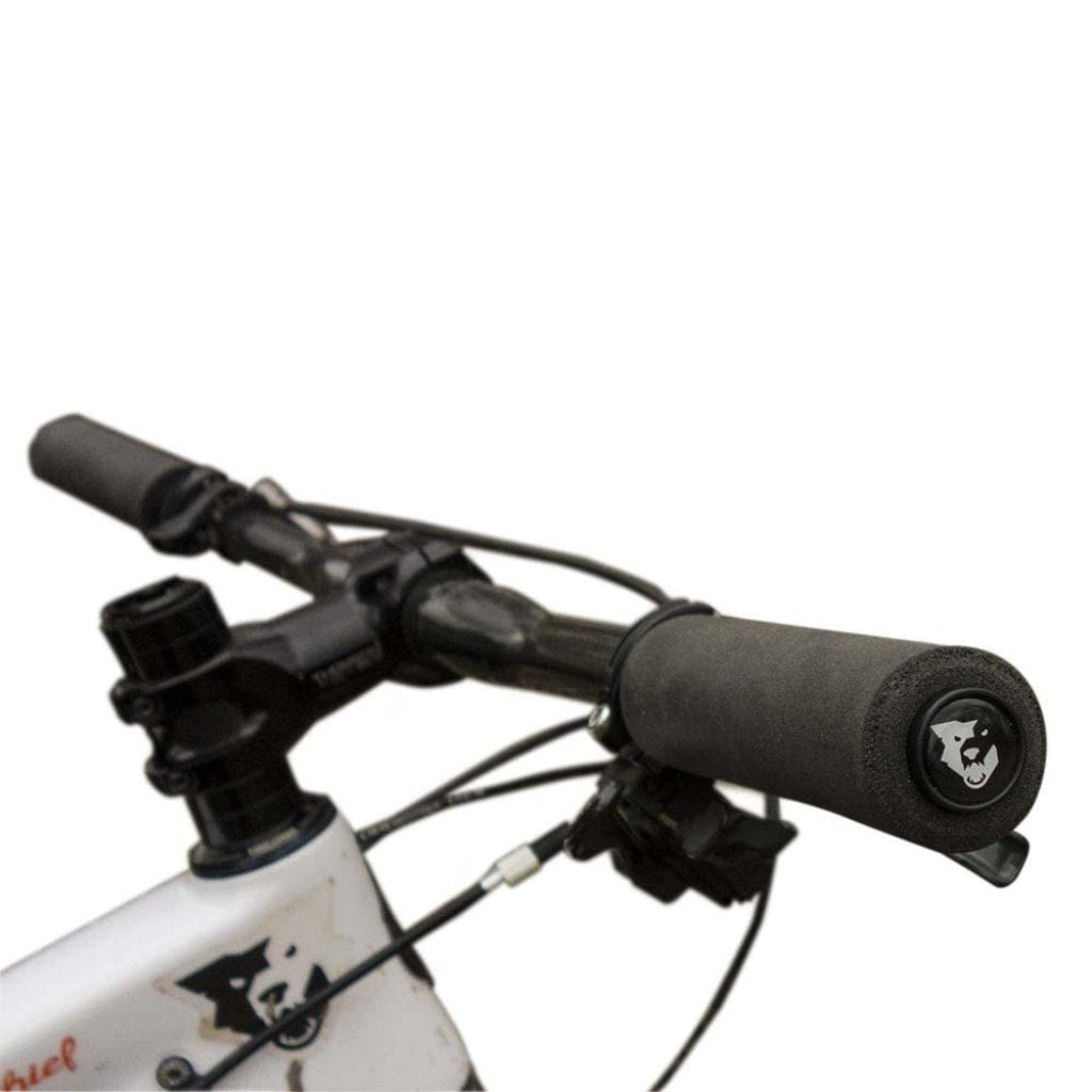 Wolf Tooth WT-Fatpaw Poignées Vélo Silicone Épaisses - Confort Amortissement Vibrations VTT 22.2mm