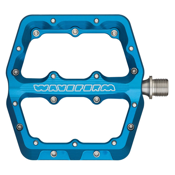 Large / Blue / Standard 4.5mm Waveform Aluminum Pedals