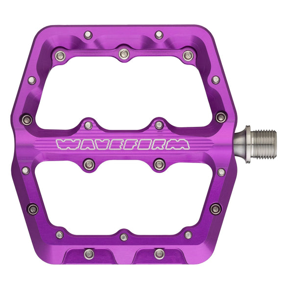 Large / Ultraviolet Purple / Standard 4.5mm Waveform Aluminum Pedals