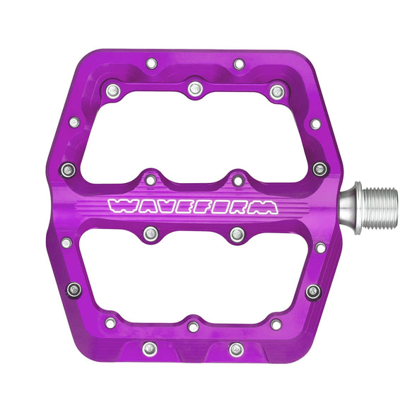 Small / Ultraviolet Purple / Standard 4.5mm Waveform Aluminum Pedals