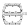 Small / Raw Silver / Standard 4.5mm Waveform Aluminum Pedals