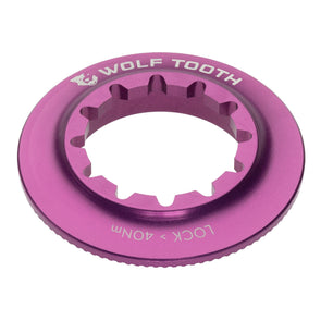 CenterLock Rotor Lockring, Internal Spline Color Purple