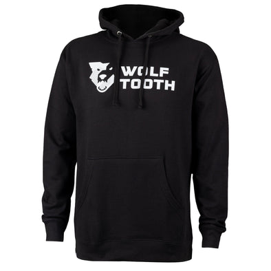 Black / Small Wolf Tooth Strata Logo Hoodie