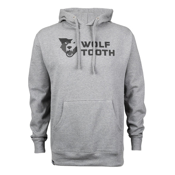 Gray / Small Wolf Tooth Strata Logo Hoodie