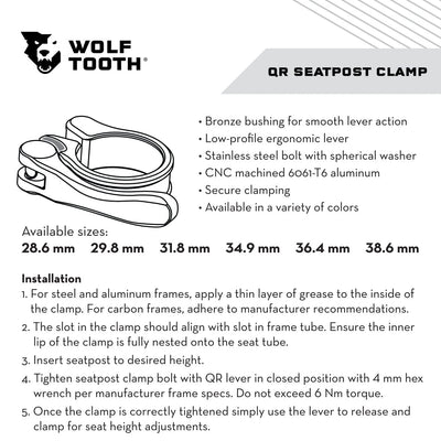 Seatpost Clamp Quick Release