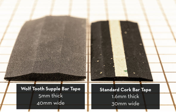 Wolf Tooth Supple Bar Tape for drop bars thickness