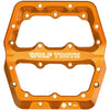 Large Left Pedal Body - Orange Waveform Pedals Replacement Parts