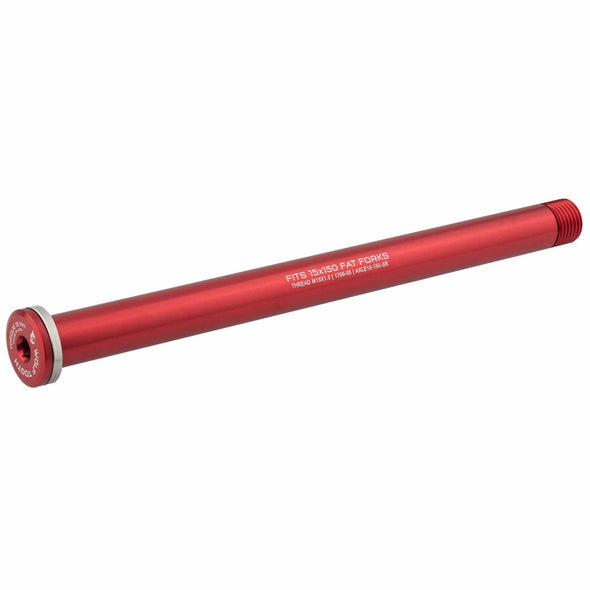 150mm Fat / Red Front Axle for RockShox Suspension Forks and Fat Forks